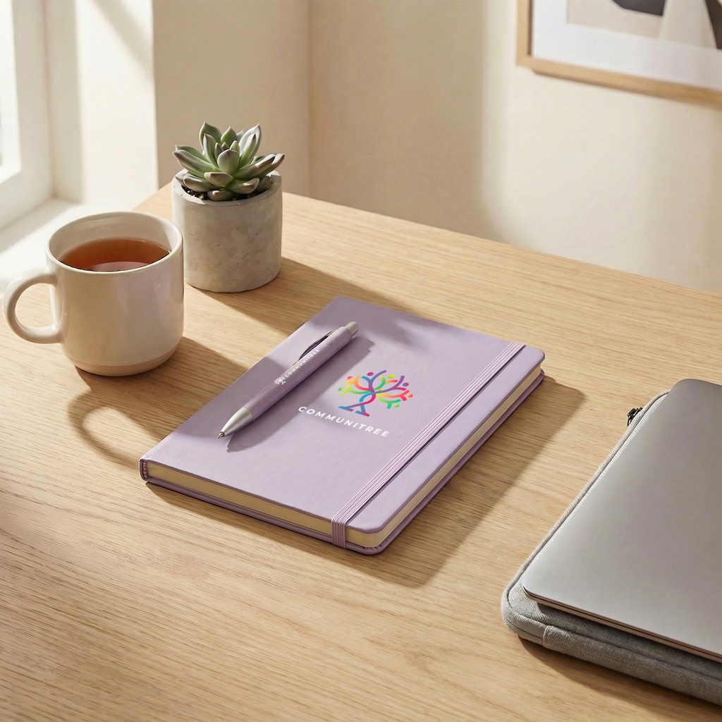 Omega Fashion Notebook and Pen Gift Set - 129675