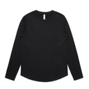 Wo's Maple Curve L/S Tee - 4021