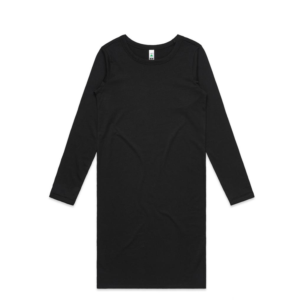 Wo's Mika Organic L/S Dress - 4033
