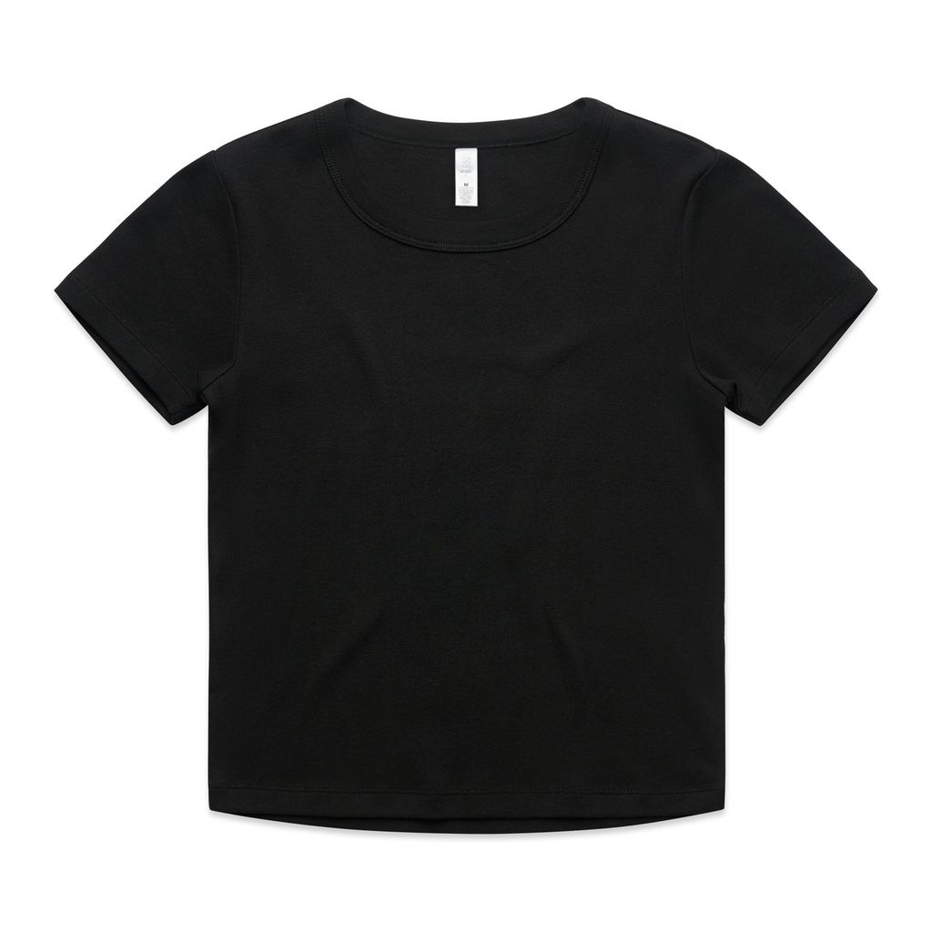 Wo's Organic Rib Baby Tee - 4074