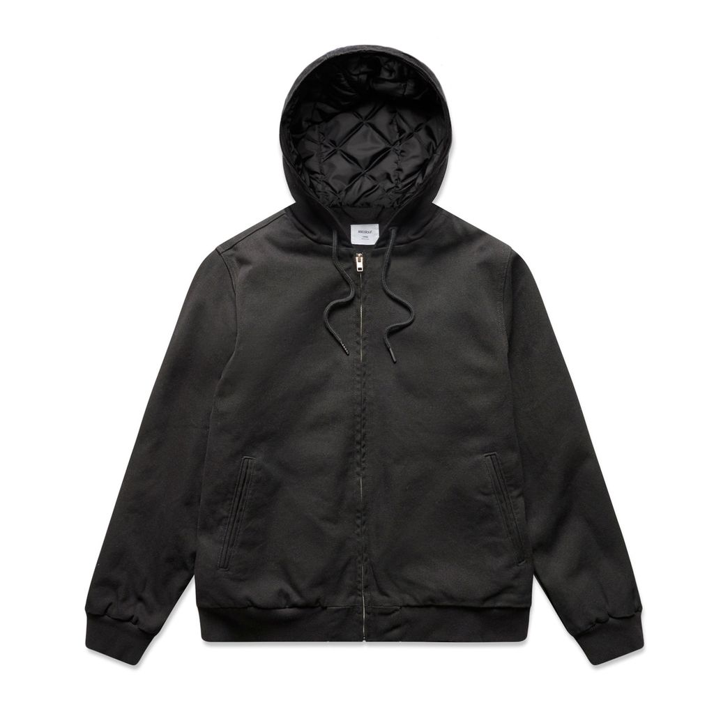 Canvas Bomber Hood Jacket - 5532